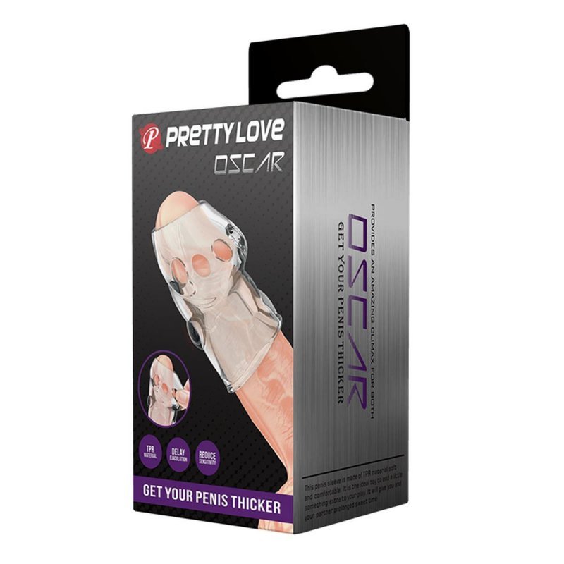 Nakładka na żołądź główkę penisa przeźroczysta Pretty Love
