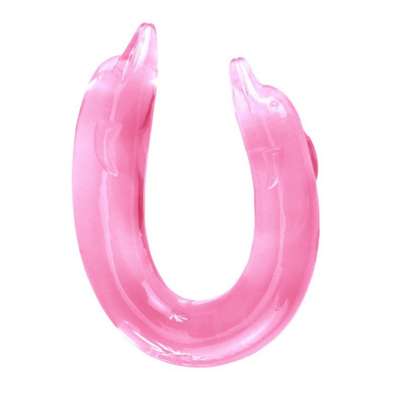 Baile double dolphin, bendable pink
