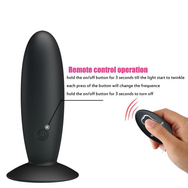 Korek analny z pilotem Pretty Love Remote Control Vibrating Plug