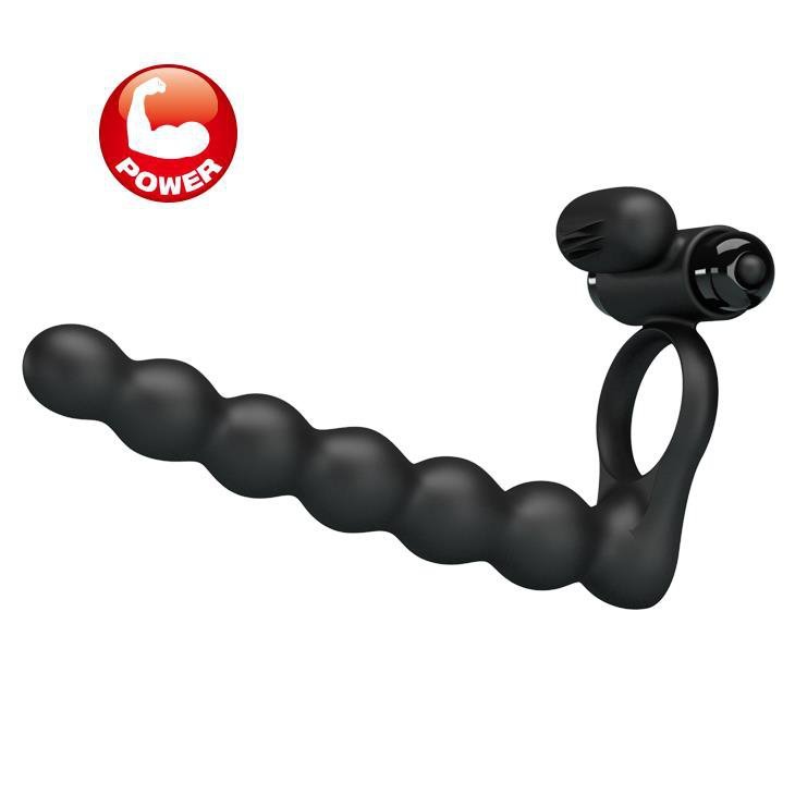 Pierścień erekcyjny z sondą analną Pretty Love Hercules Penis Sheath III