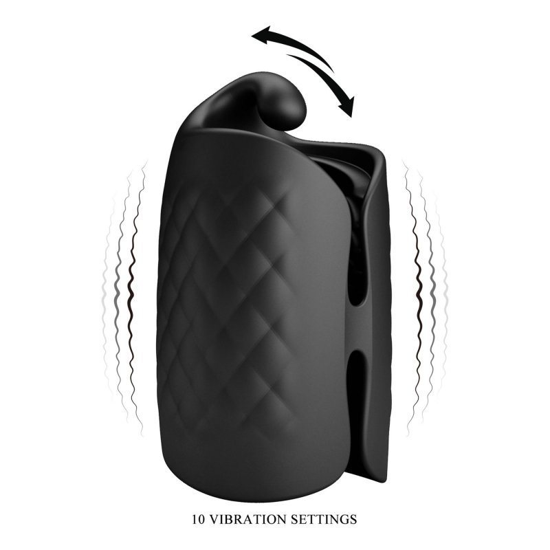Masturbator masażer penisa Pretty Love - Black Glans Trainer
