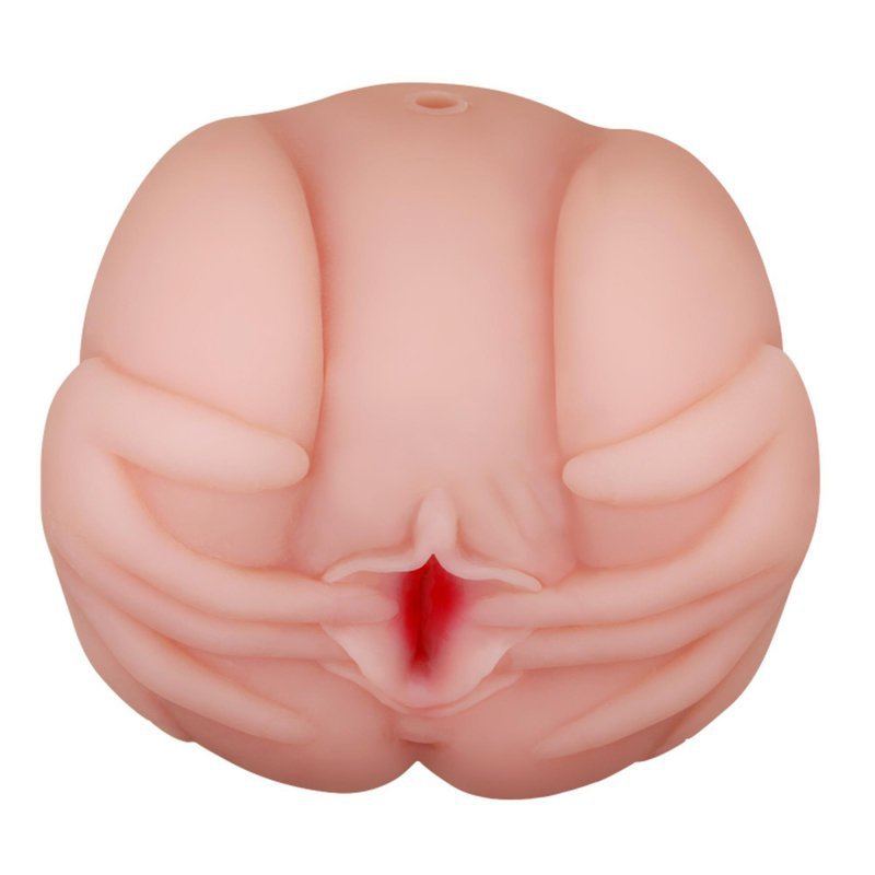 Masturbator z rozwartymi wargami i funkcją grzania pochwa