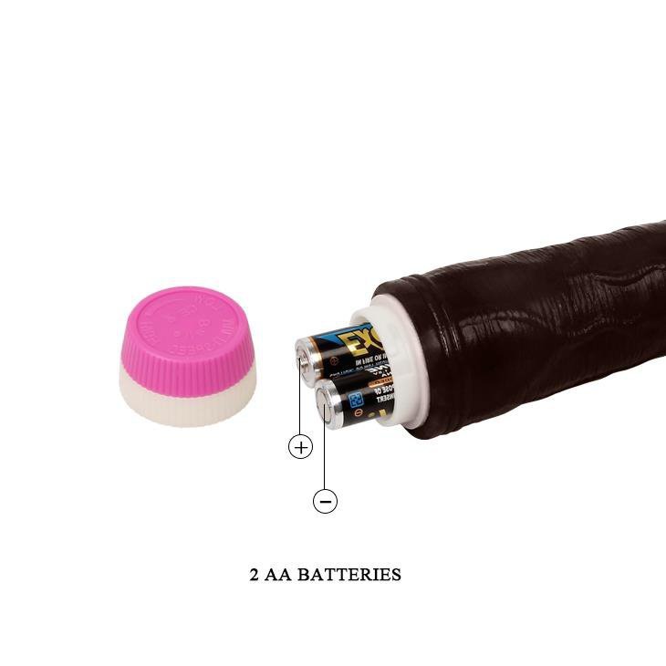 Realistyczny wibrator murzyńskie dildo 23 cm