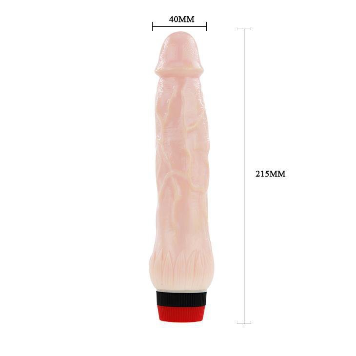 Naturalne wibrujące dildo sztuczny penis 21,5 cm