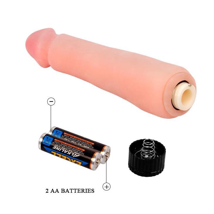 Elastyczny wibrator jak prawdziwy penis baile 23,5 cm