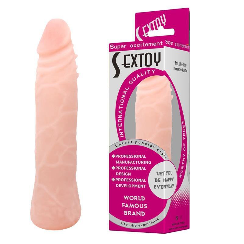 Realistyczne wibrujące dildo z kręgosłupem Baile 19 cm