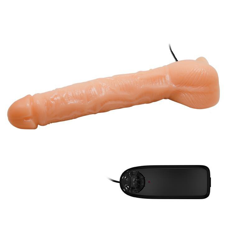Realistyczne dildo wibrujące na przyssawce jak prawdziwy penis