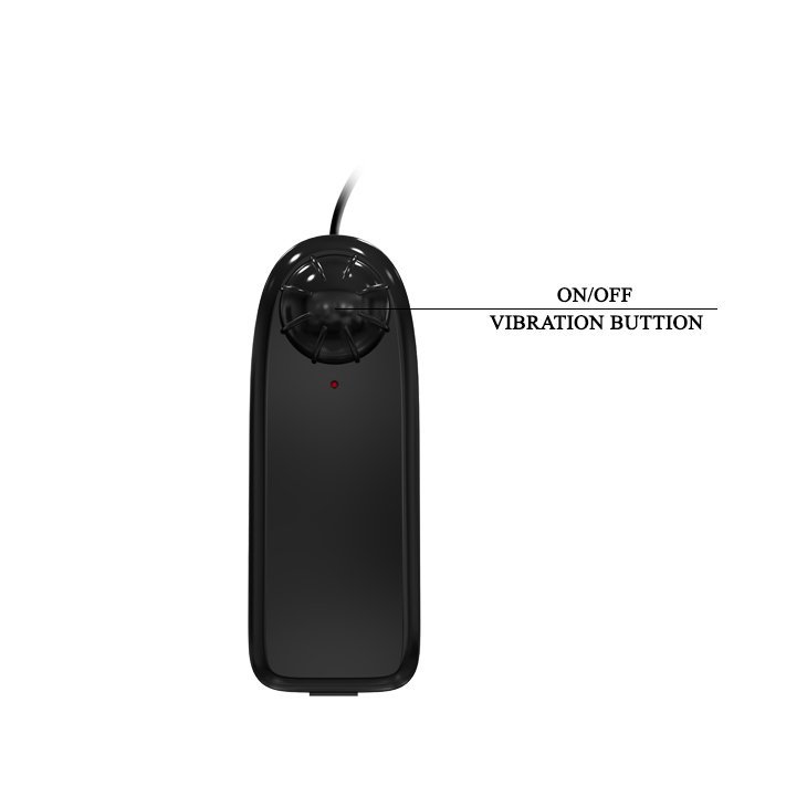 Pompowane dildo wibrujące na przyssawce Baile 18,8 cm