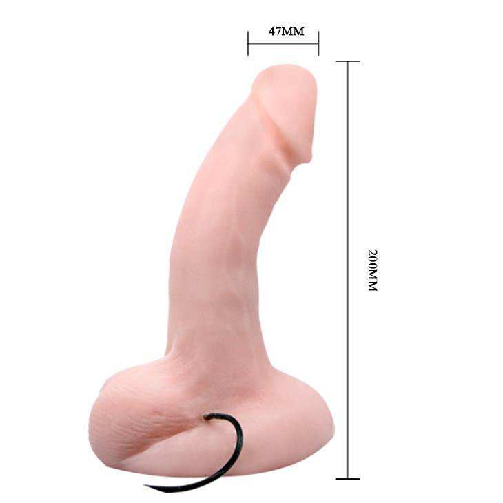 Realistyczny wibrator rotacyjny baile 20 cm