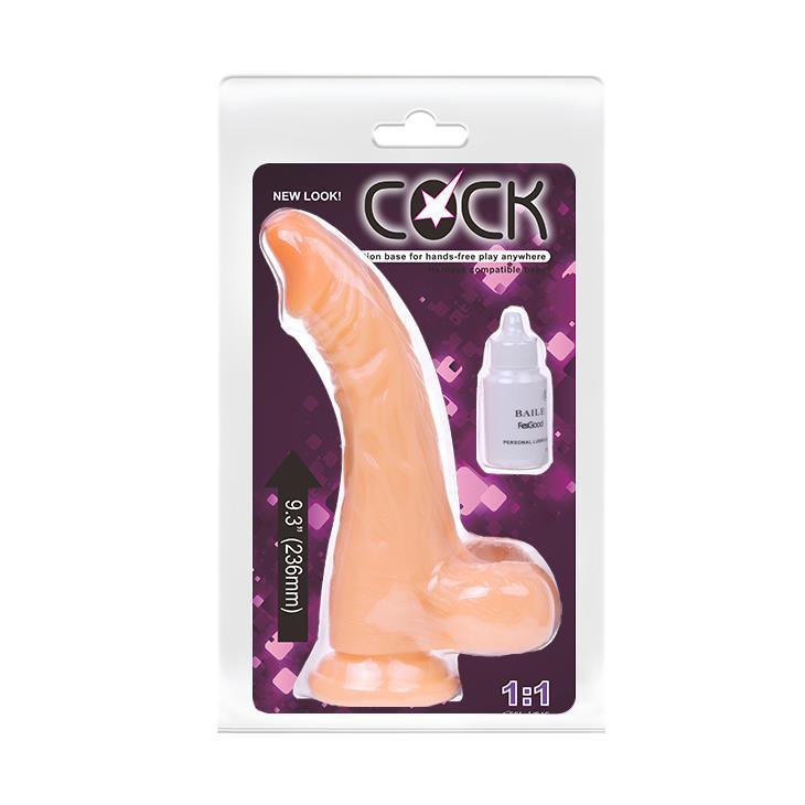 Wibrator na przyssawce jak prawdziwy penis 23,5 cm
