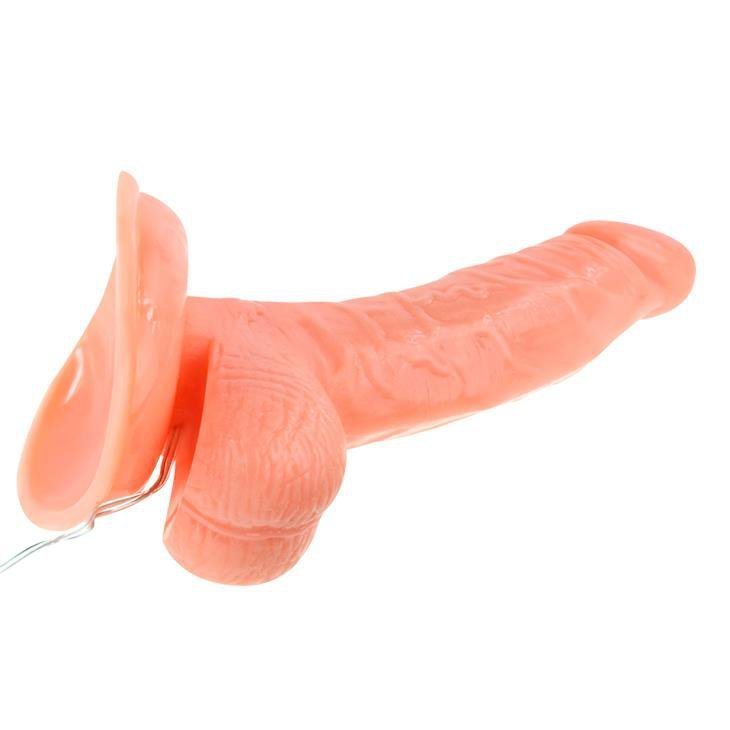 Rotacyjne dildo wibrujące do punktu g z pilotem Baile 14,5 cm