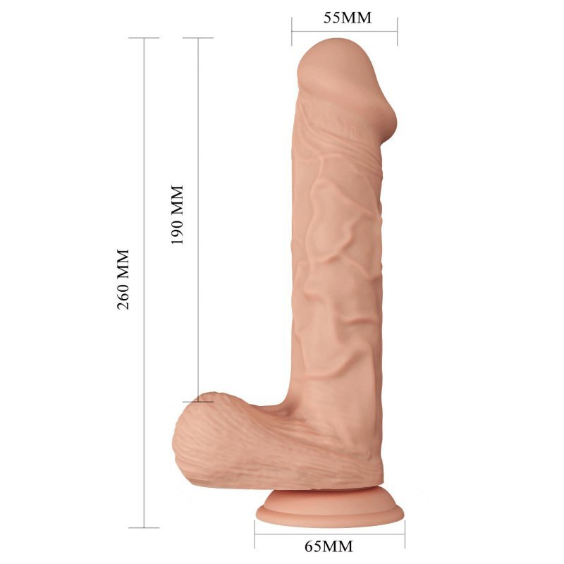 Realistyczny penis dildo z przyssawką 26 cm