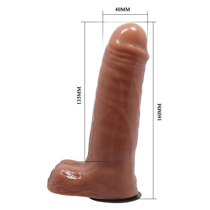 Strapon Baile ultra passionate harness realdeal penis 6.2'' brown