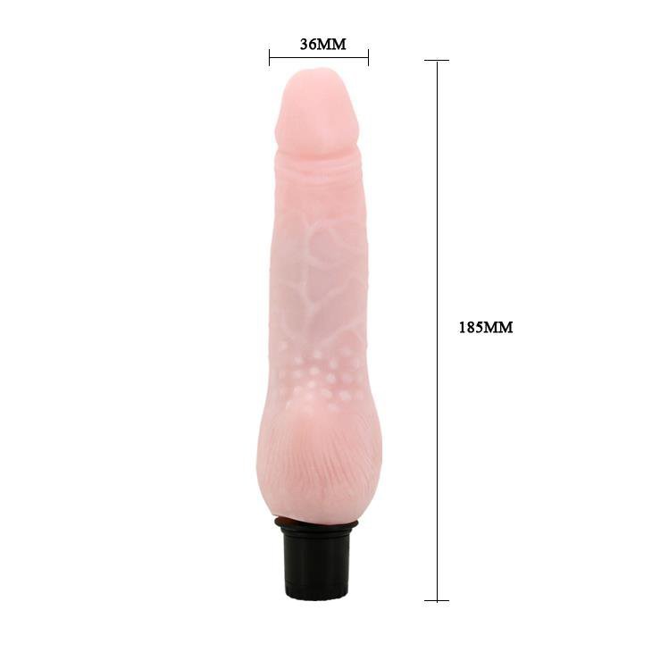 Realistyczne wibrujące dildo Baile 19 cm