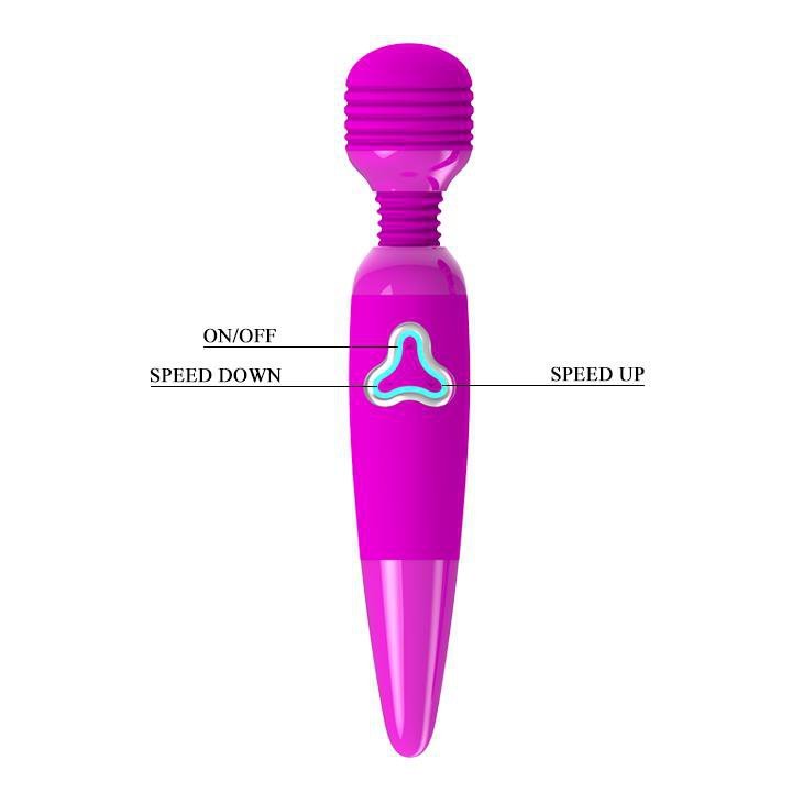 Masażer różdżka z ruchomą główką Pretty Love Usb Body Wand
