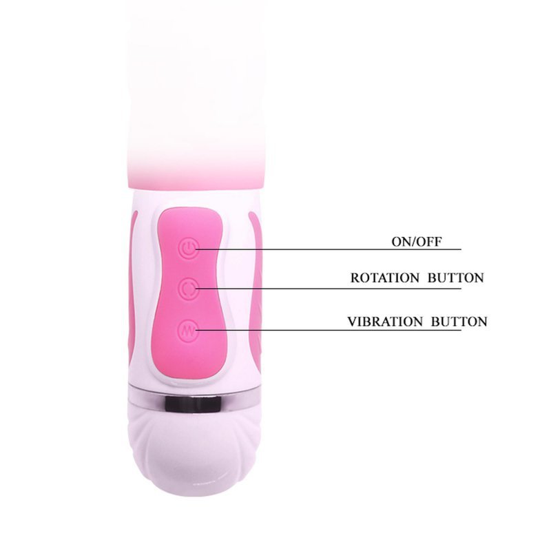 Wibrator Pretty Love Steven 12 funkcji wibracji, 4 rotacje