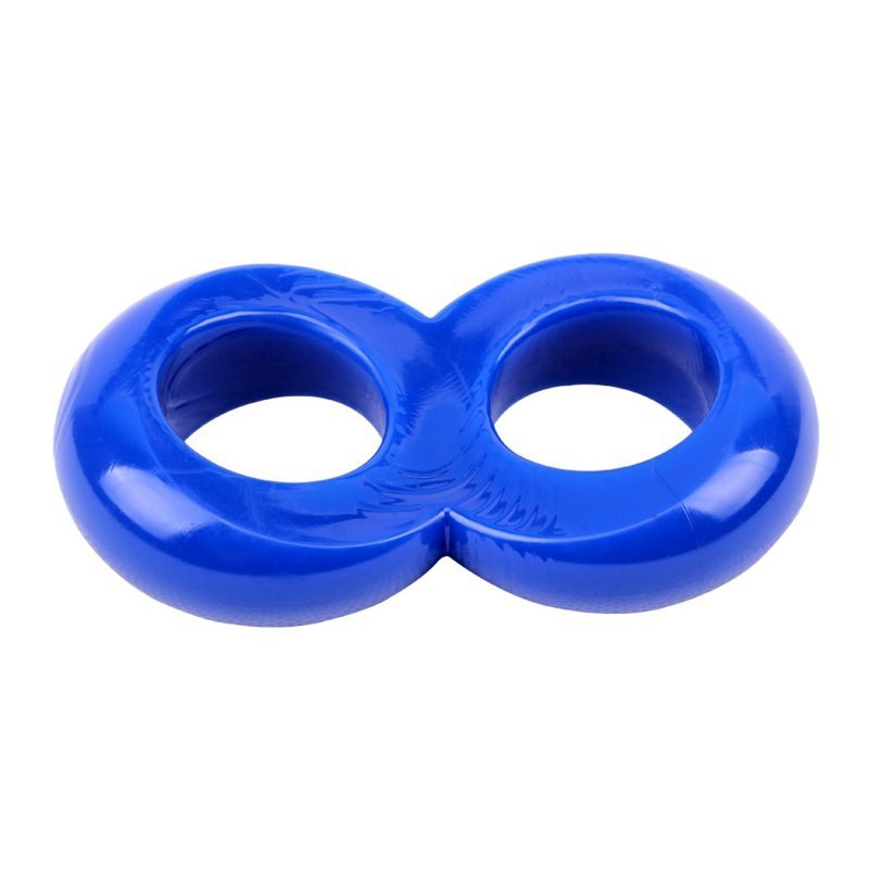 Podwójny pierścień na penisa Duo Cock 8 Ball Ring