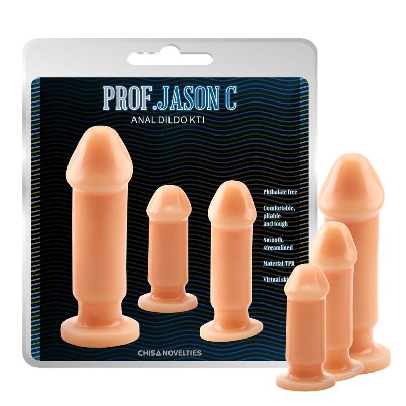 Zestaw korków analnych penisów treningowy Anal Dildo Kit