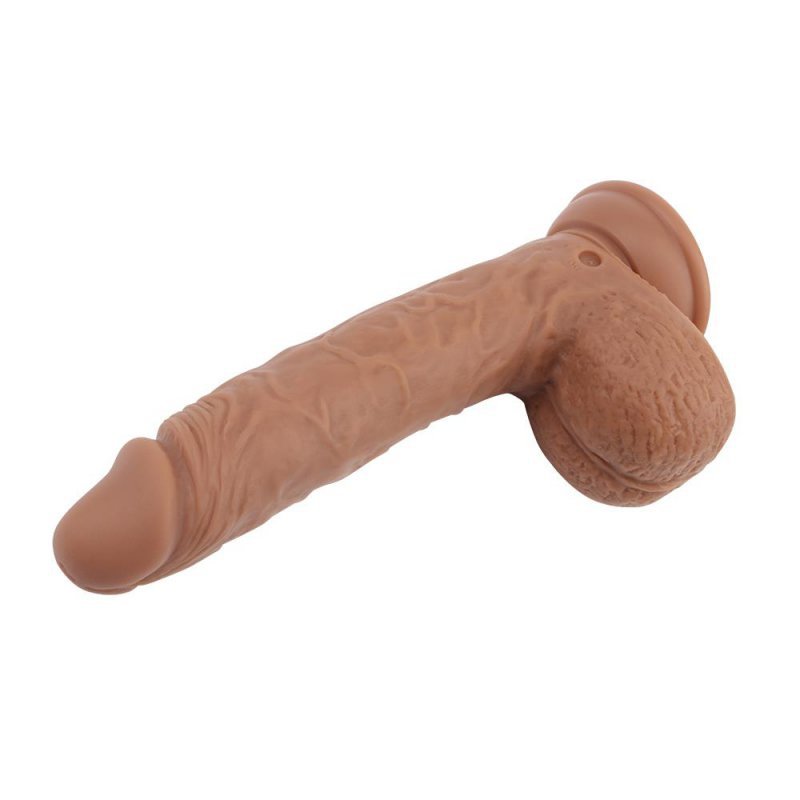 Wibrator realistyczny rotacyjny na przyssawce 15 cm