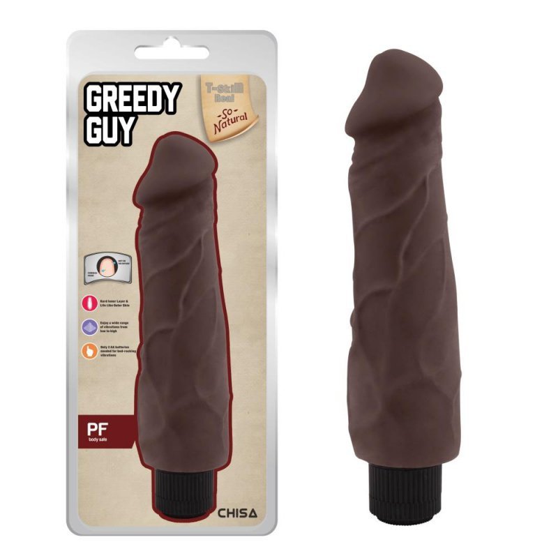 Wibrator jak penis Greedy Guy Brown