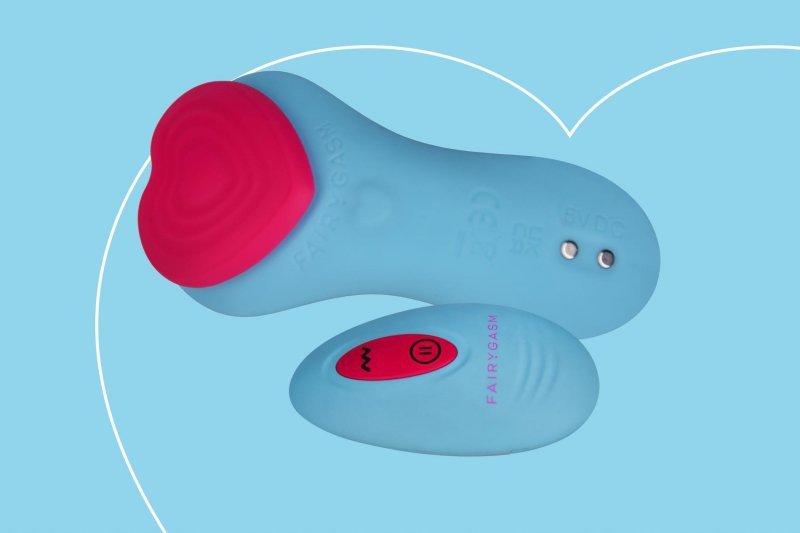 Wibrator dla Pań z pilotem HeartGem blue