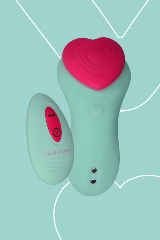 Wibtator dla Pań z pilotem HeartGem green