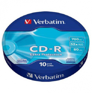 CD-R VERBATIM 700 MB 52x Soft Pack 10  szt.