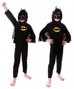 KOSTIUM BATMAN DLA 4 LATKA STRÓJ PRZEBRANIE #E1