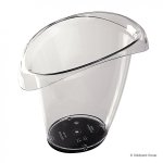 Plastikowy cooler do szampana extra design z czarną podstawą na skropliny