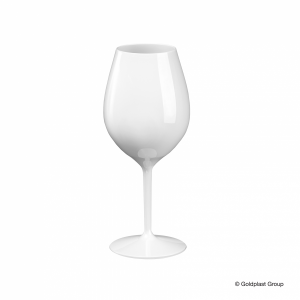 Plastikowy kieliszek do wina redone, biały, 510 ml, 6 szt