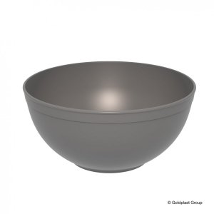 Plastikowa miska duża grafitowa, średnica 23,5 cm/ 3,3l 12 szt