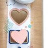 TOOKY TOY Drewniany Sorter Kształtów Krówka Klocki Kształty 6 el.