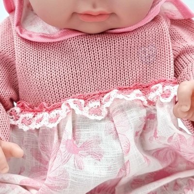WOOPIE Ubranko dla Lalki Zestaw Sukienka Czapeczka 43 - 46 cm Różowy