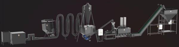 Linia do produkcji peletu DGL-5000  300-500kg z suszarnia i młynem
