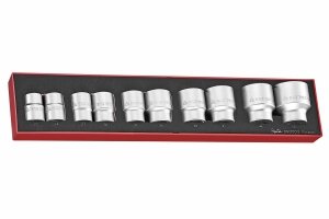 10-elementowy zestaw nasadek z chwytem kwadratowym 3/4. Teng Tools TEX3410
