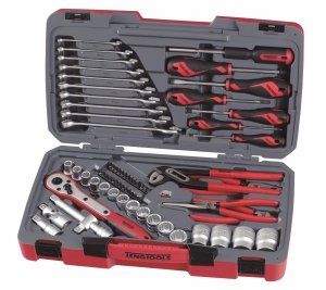 68-elementowy zestaw kluczy nasadowych z chwytem kwadratowym 1/2. Teng Tools T1268