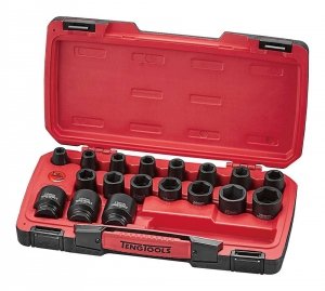 22-elementowy zestaw nasadek udarowych z chwytem 1/2 Teng Tools T9222