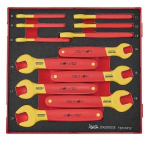 Zestaw kluczy płaskich VDE 1000V Teng Tools TEDVSP12
