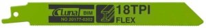 Brzeszczoty szablaste bimetalowe, elastyczne, do metalu 150x19x0,9 18T(50)