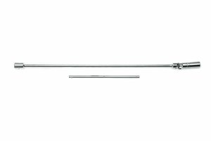 Klucz do świec zapłonowych długi, 3/8 z pokrętłem poprzecznym 14 mm