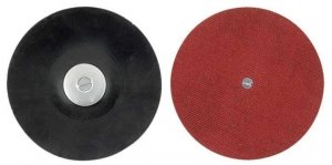 Dysk pod krążki ścierne 125 mm z gumą