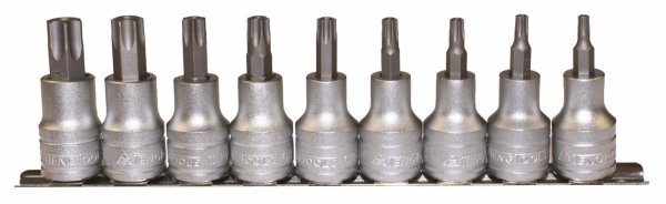 Nasadki trzpieniowe TPx w zestawie z chwytem kwadratowym 1/2&quot; Teng Tools M1213TPx