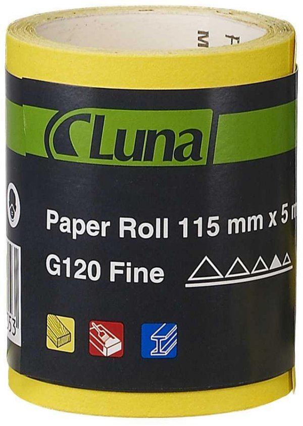 Papier ścierny w rolce 95x5 m K120