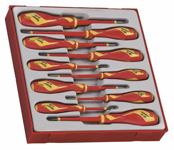 10-elementowy zestaw wkrętaków 1000V Teng Tools TTDV910N