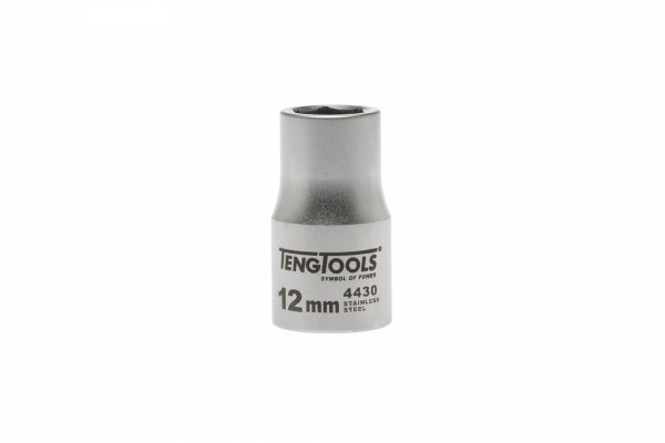 Nasadka 6-kątna nierdzewna z chwytem 1/2&quot; 12 mm