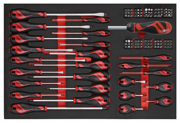 122-elementowy zestaw wkrętaków/grotów wymiennych Teng Tools TTEMD122N