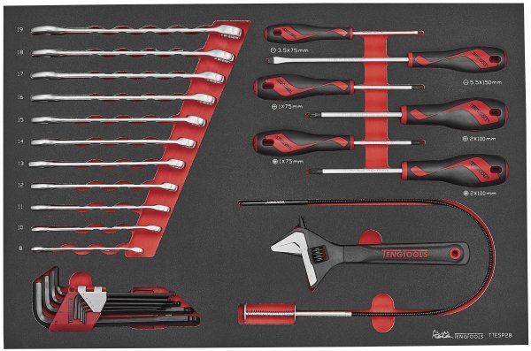 28-elementowy zestaw narzędzi, Teng Tools TTESP28