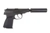 Replika pistoletu MK z tłumikiem - czarna