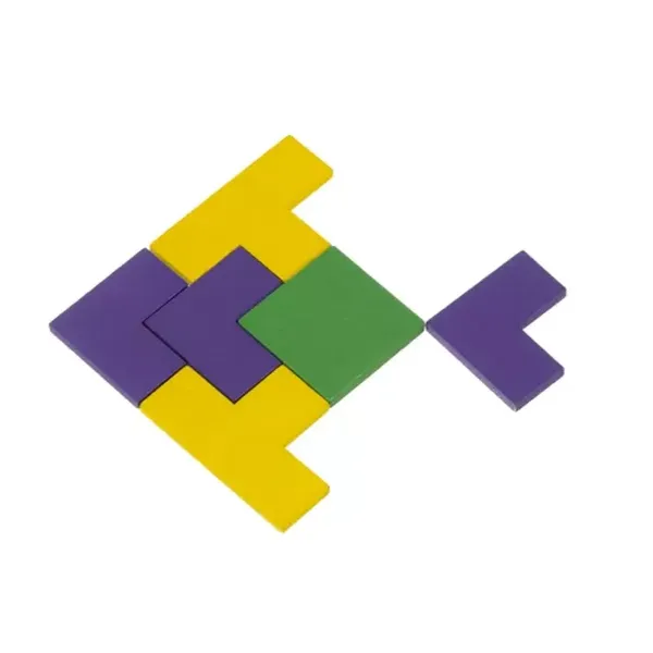 Układanka drewniana- puzzle/ tetris Kruzzel 22667