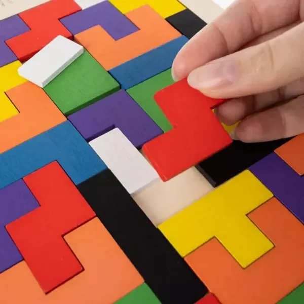 Układanka drewniana- puzzle/ tetris Kruzzel 22667